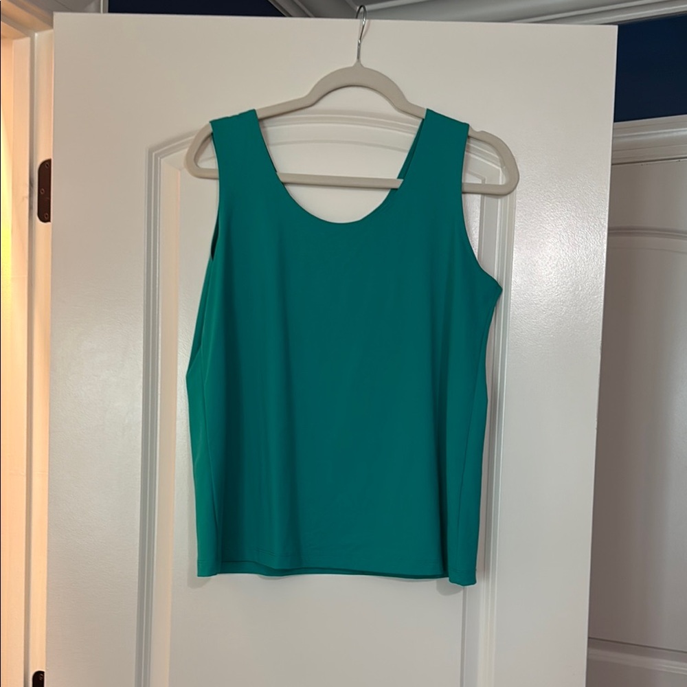 Chico's Green Boxy Tank Top Size 3